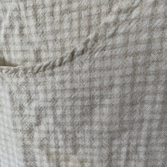 Cream Gingham Babydoll Dress Urban Renewal - Picture 2 of 2